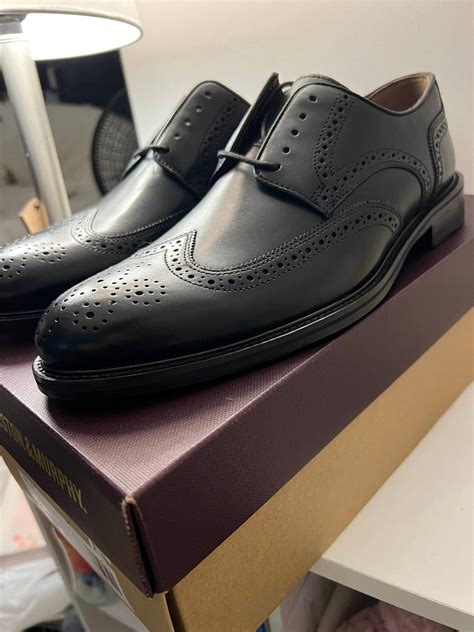 Johnston & Murphy Johnston & Murphy Daley Leather Wing Tip Oxfords