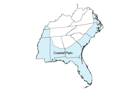 Topography Of The Coastal Plain — Earthhome