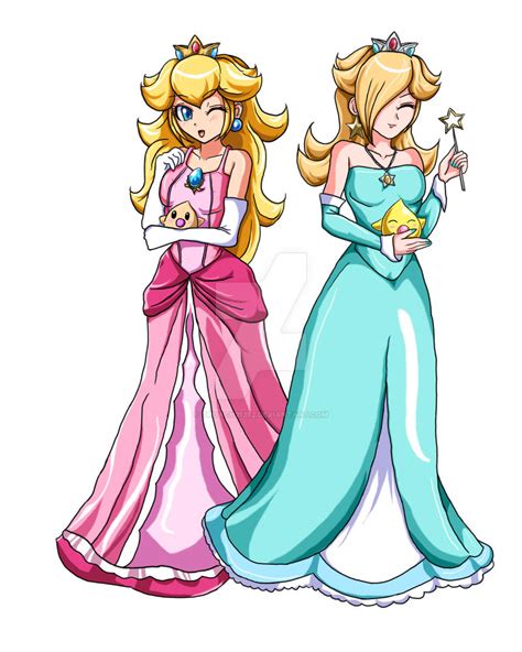 Peach And Rosalina By Troach31282 On Deviantart