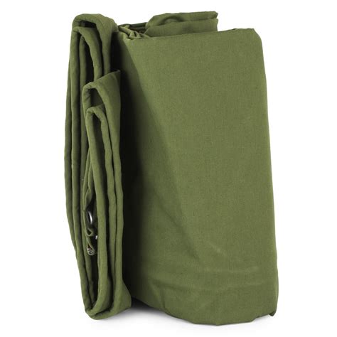 Multi Size Canvas Tarp Green Cotton Tarpaulin Supplies Lumber