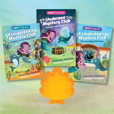 Undersea Mystery Club Illustrated Novel Series Mermaid Books Mystery