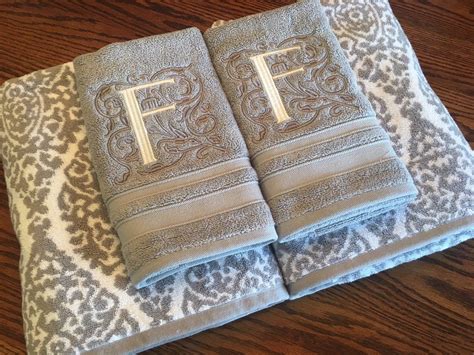 Shop target for bath towels you will love at great low prices. Monogrammed Luxury Bath Towel Set Hand Towels Wedding Gift ...