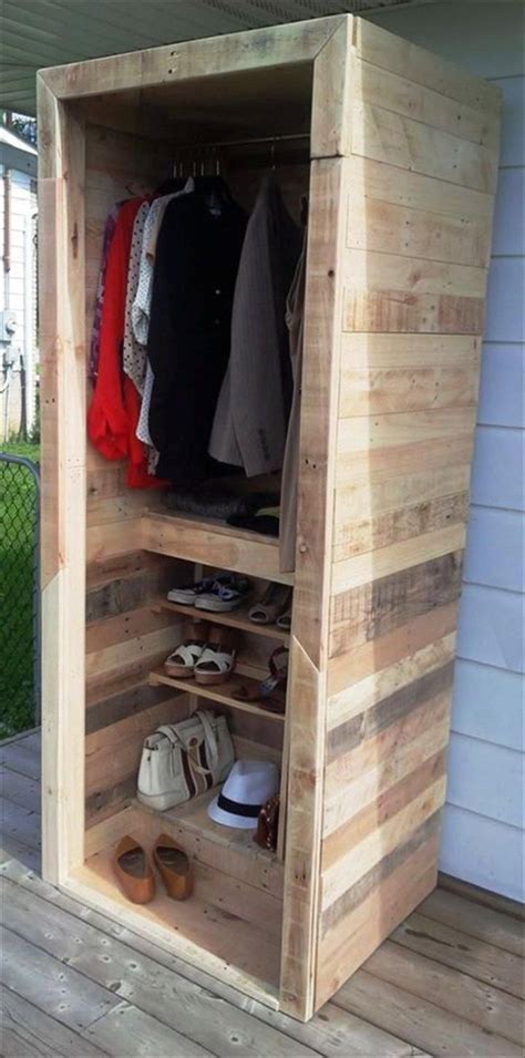 43 The Best Diy For Wardrobe That You Can Try Pallet Wardrobe Pallet