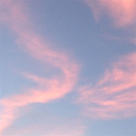 Wispy Pink Clouds Blue Sky Blue Sky Photography Blue Sky Wallpaper