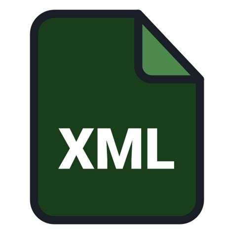 Xml Generic Color Lineal Color Icon