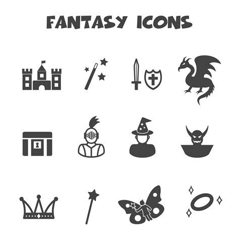 Fantasy Icons Symbol Download Free Vectors Clipart Graphics And Vector Art