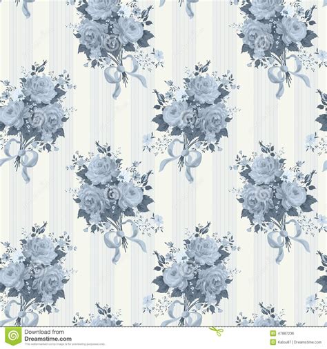 All sizes and formats, high quality and large selection of themes for web, advertising, presentations, brochures, gifts, promotional products, or just. Vintage Rose Wallpaper Pattern. Background In Blue Stock ...