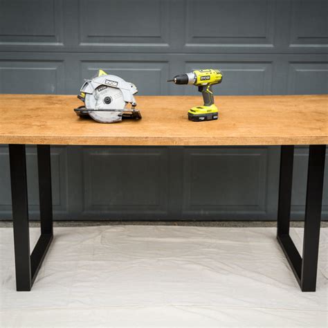 Make tables and desks in wood or plastic, and combine the legs in the colour of your choice. Modern Dining Table | Single Sheet of Plywood - RYOBI ...
