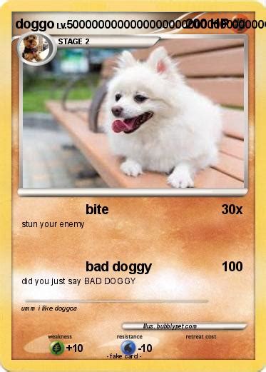 Pokémon Doggo 158 158 Bite My Pokemon Card