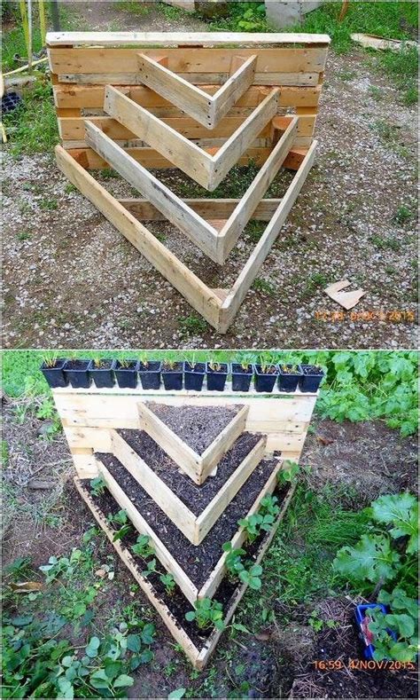 A wooden pallet converted into a useful potting bench. Graceful Ideas with Recycled Wood Pallets - Wood Ideas