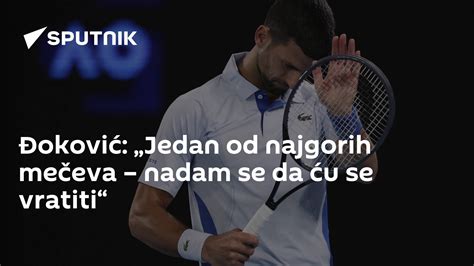 Novak Đoković Posle Poraza Od Janika Sinera Jedan Od Najgori Mečeva