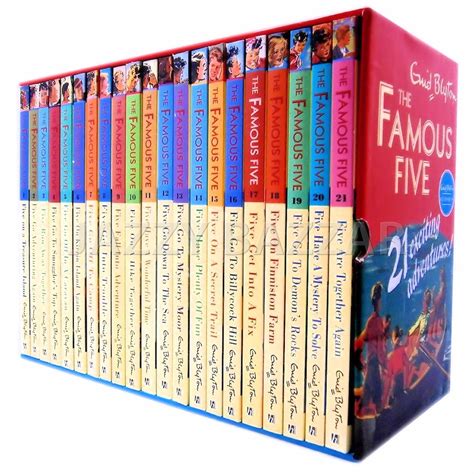 The Famous Five Complete 21 Books Series Classic Box Set Collection Enid Blyton Ebay