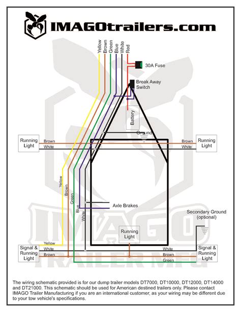 Standard Trailer Wiring Diagram