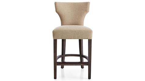 Sasha Upholstered Bar Stools Crate And Barrel