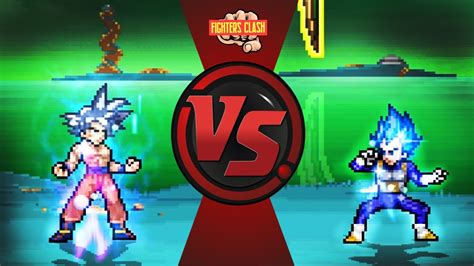 Goku Ultra Instinct VS Vegeta Blue Evolution Dragon Ball