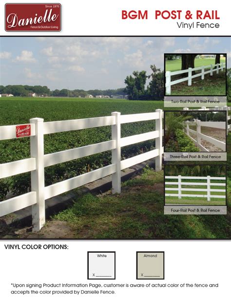 2 Rail Post And Rail Vinyl Fence Danielle Fence And Outdoor Living