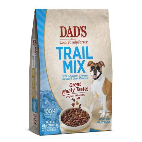 Product titleol' roy bark'n bac'n dog treats twin pack, 25 oz, 2 count. DAD'S Trail Mix Dry Dog Food, 18 lbs - Walmart.com ...