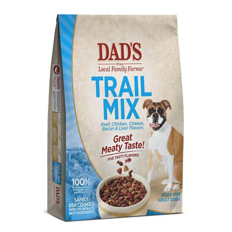Fresh chicken is the #1 ingredient. DAD'S Trail Mix Dry Dog Food, 18 lbs - Walmart.com ...