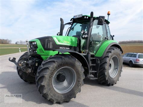 Talking dimensions and weight, this model weighs 23149 lbs or 10500 kg has 100.4 inches 255 cm of width, 187.3 inches 475 cm of length and 118.5 inches [300. Deutz-Fahr 6180 TTV Traktor - technikboerse.com