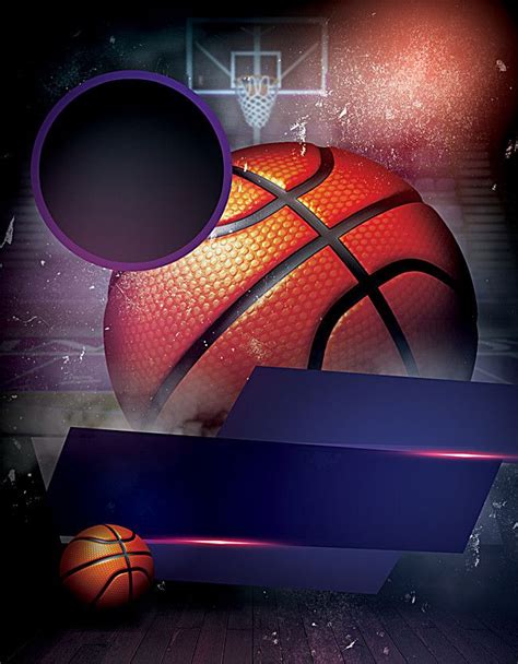Digital Dispositivo Graficos Efectos Antecedentes Basketball Posters