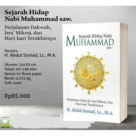 Jual Ready Stok Buku Sejarah Hidup Nabi Muhammad Saw Perjalanan