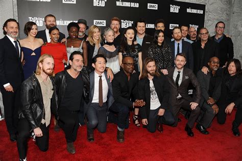 The Walking Dead Cast At Season 7 Premiere 2016 Popsugar Celebrity