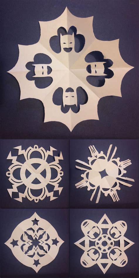 Diy 5 Superhero Snowflake Templates From Comic Book Resources These