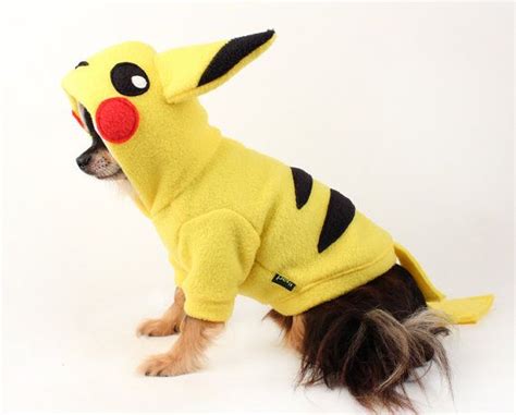 Dog Costume Pikachu Dog Costume Halloween By Petitdogapparel Pokemon