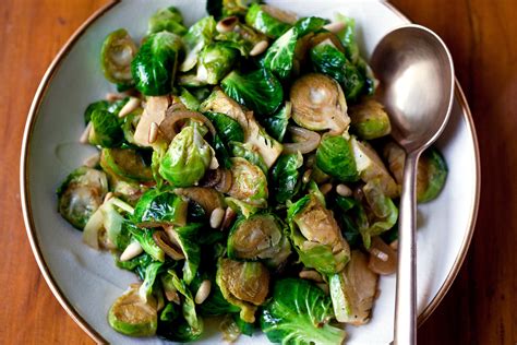 Cook, turning occasionally, until crisp and golden brown, 2 to 3 minutes. Stir-Fried Brussels Sprouts With Shallots and Sherry Recipe - NYT Cooking