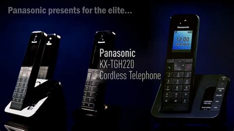 Panasonic Presents For The Elite Landline Phones Panasonic Kx Tgh220