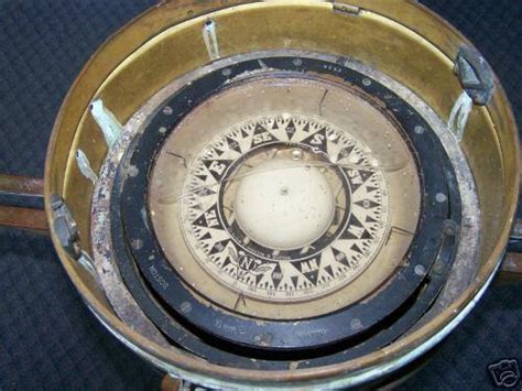 Binnacle Compass Kelvin And Wilfrid O White Antique F554 20349490