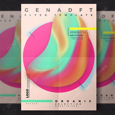Abstract Artistic Flyer Template Template Download On Pngtree