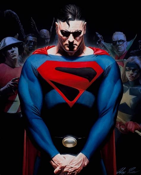 Kingdom Come Superman By Alex Ross Alex Ross Superman Art Dc Comics Art