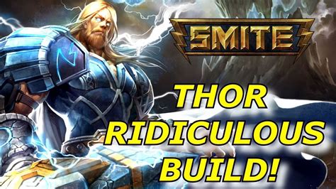 Thor Crit Build Smite Thor Joust Gameplay With Facecam Youtube