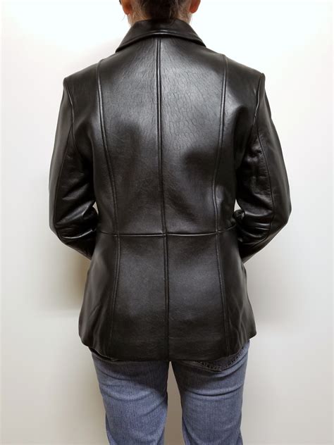 Women Real Lambskin Leather Bomber Jacket Color Black Women Leather