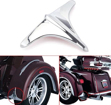 Motorcycle Rear Fender Accents Leading Front Edge Trim For