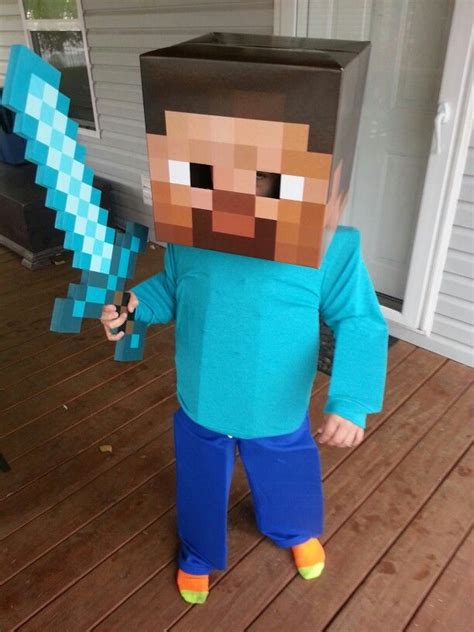 Steve Minecraft Diy Costume
