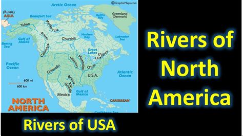 Map Of North America Rivers Table Rock Lake Map