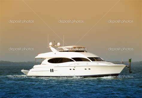 Luxury Yacht Returning Back To Port Stock Photo By ©icholakov01 11625021