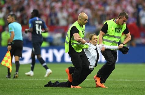 Pussy Riot Members Detained After Running Onto Field At World Cup Final Police Say The New