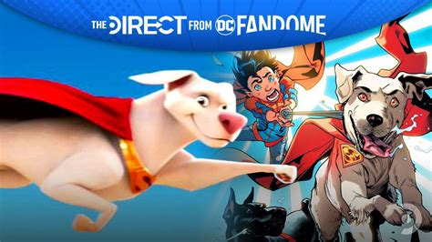 Dcs Super Pets First Look At Krypto The Superdog In Animated Movie