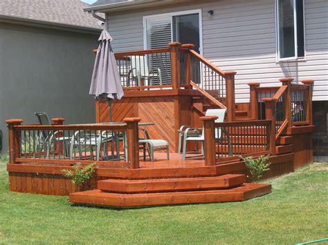 Multi Level Deck Ideas Cool Deck Diy Deck Decks Backyard Outdoor