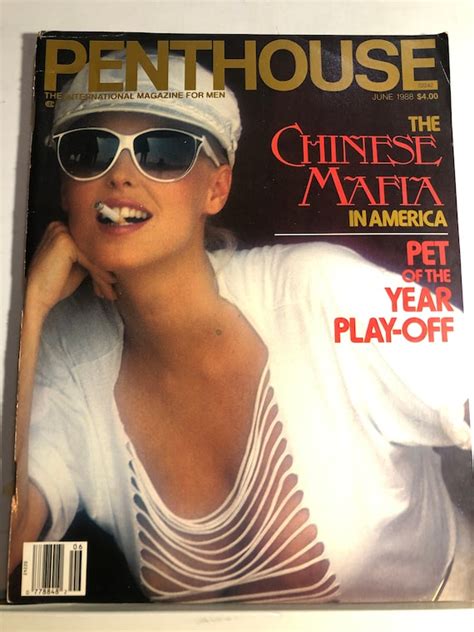 Penthouse Magazine June 1988 Avg Condition 25 Th Anniversary Etsy