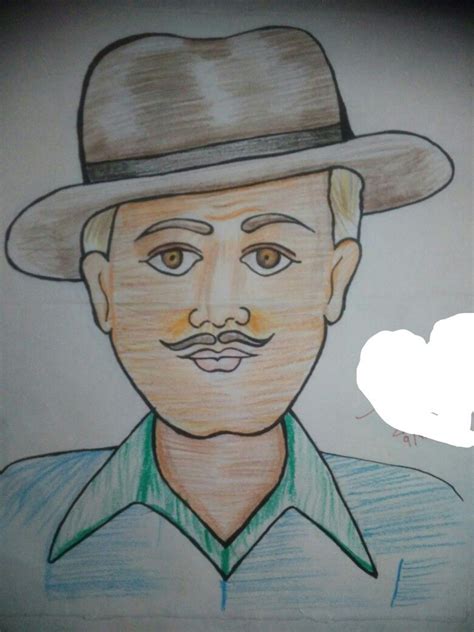 Bhagat Singh Sketches Male Sketch Art