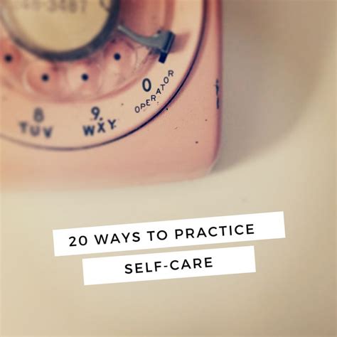 Ways To Practice Self Care