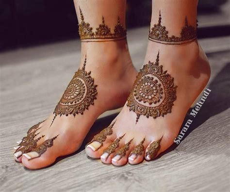 Wedding Mehndi Designs For Legs