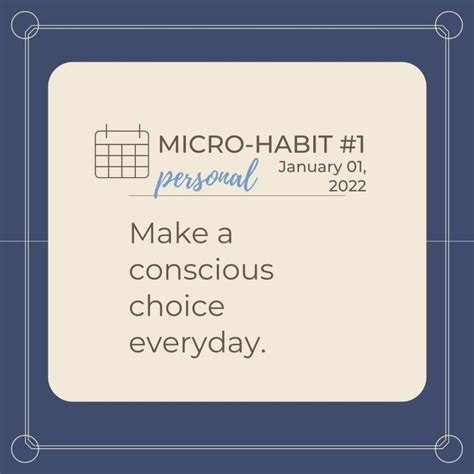 Micro Habits To Grow Your Life