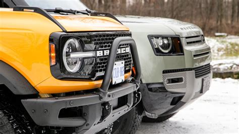 Ford Bronco Vs Land Rover Defender Comparison Test Autotraderca
