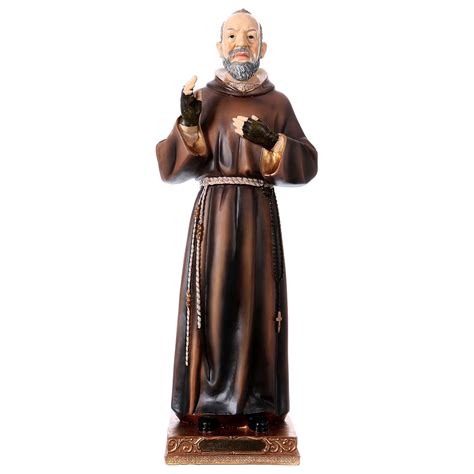 Padre Pio Resin Statue 43 Cm Online Sales On