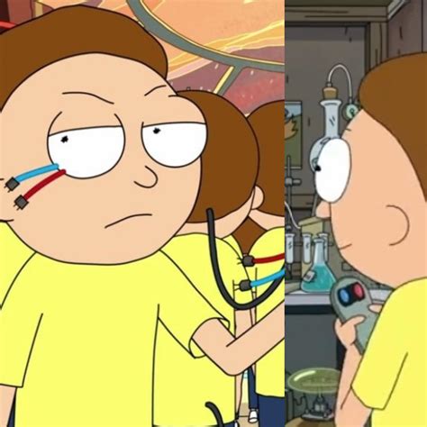 Remote Buttons Same Colors As Wires On Evil Mortys Eyepatch R